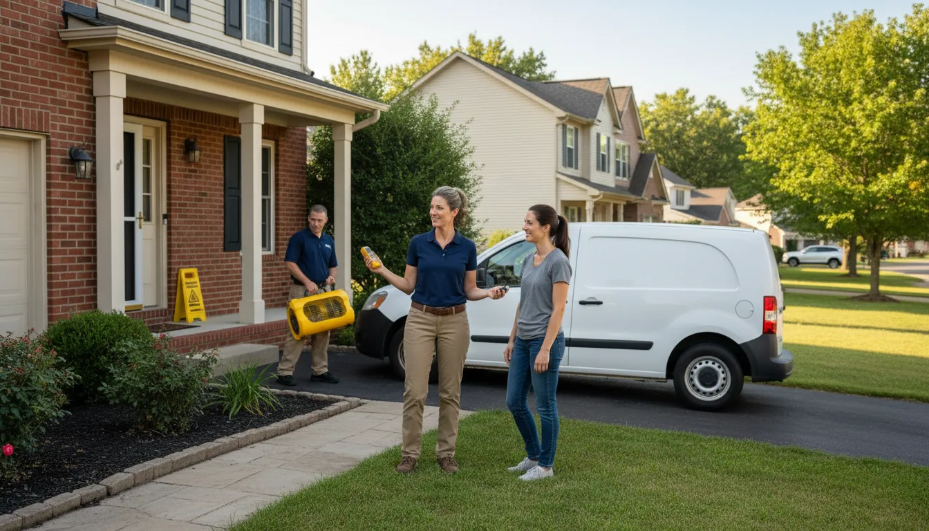 Residential water damage restoration in Bullhead City, AZ